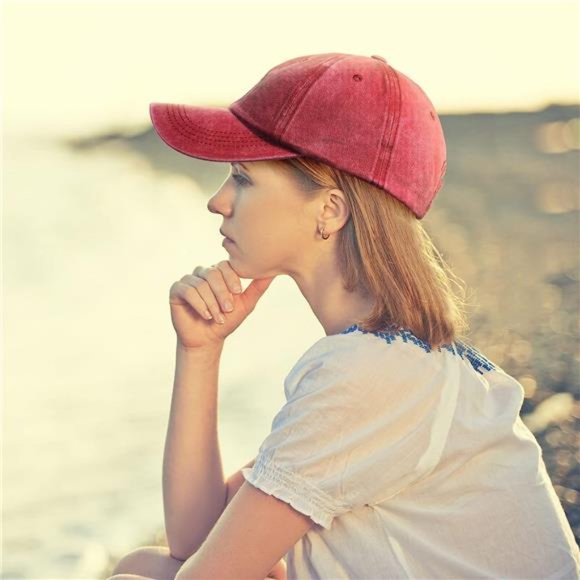 12 Pcs Baseball Caps for Women Men Washed Baseball Hat Adjustable Cotton - Picture 6 of 7